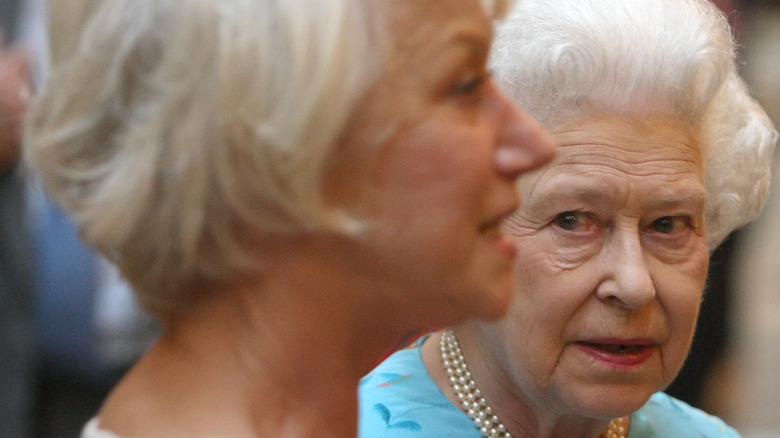 Helen Mirren with Queen Elizabeth II