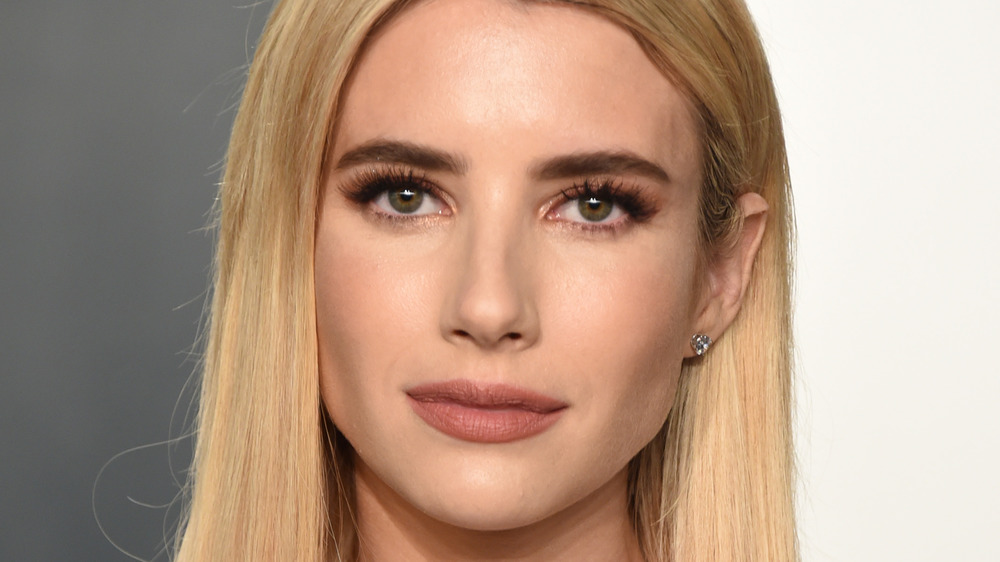 Emma Roberts wears black at event