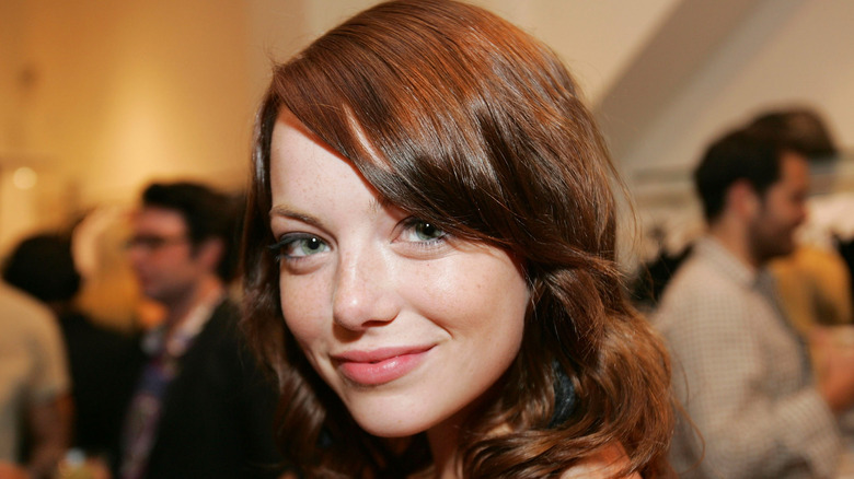 Emma Stone arrives at the Decadestwo and Hautelook.com "Sex And The City" Soiree May 21, 2008