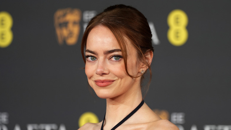 Emma Stone looking incredibly thin