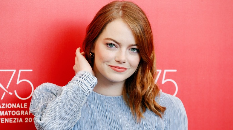 Emma Stone smiling