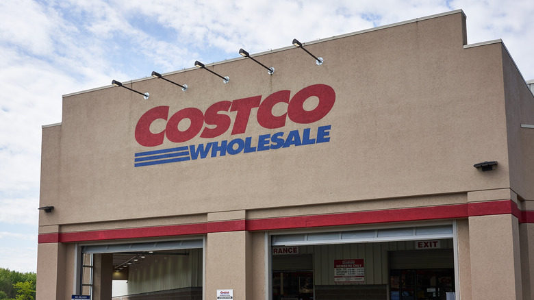 The outside of Costco