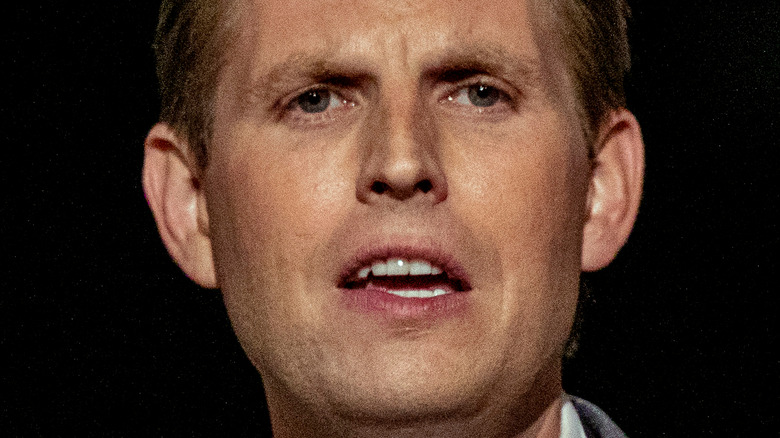 Eric Trump posing