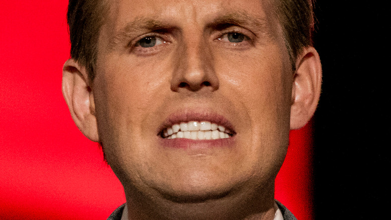 Eric Trump making grimace