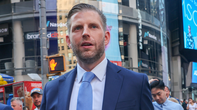 Eric Trump walking