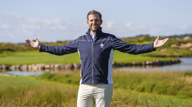 Eric Trump smiling