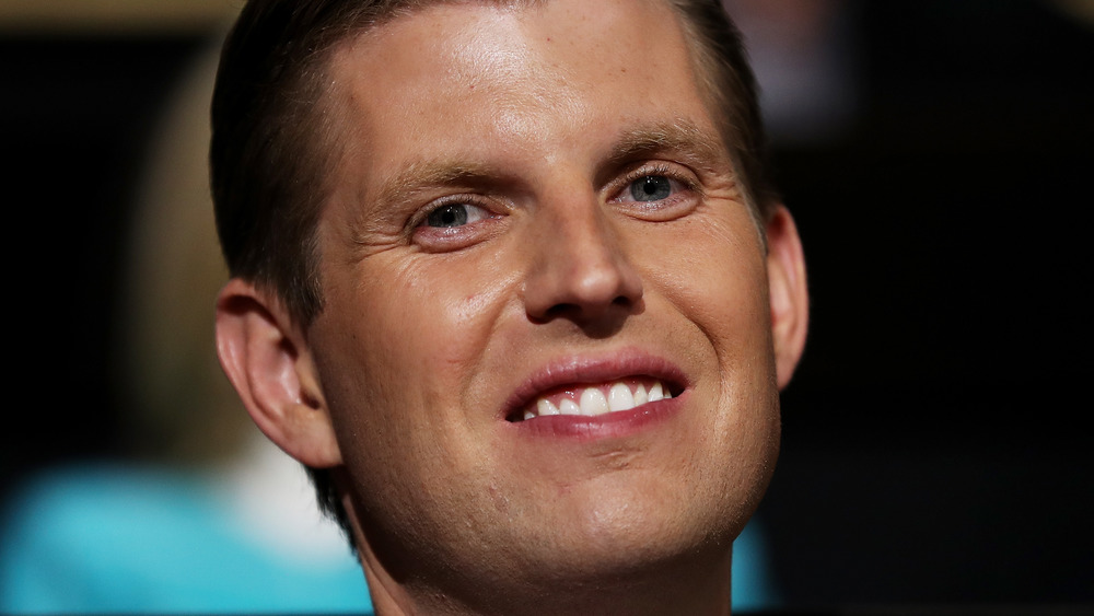 Eric Trump smiles