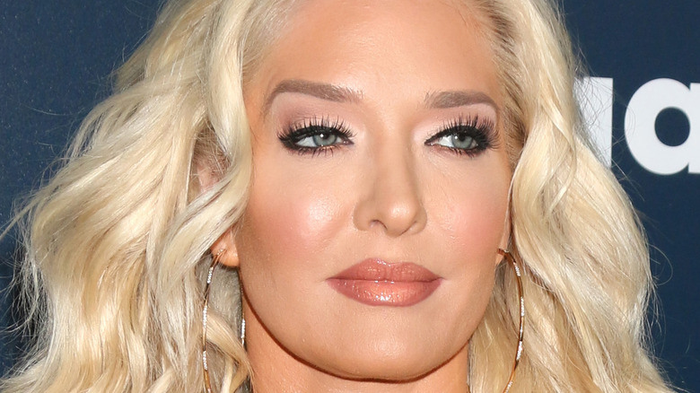 Erika Jayne smirking on red carpet 