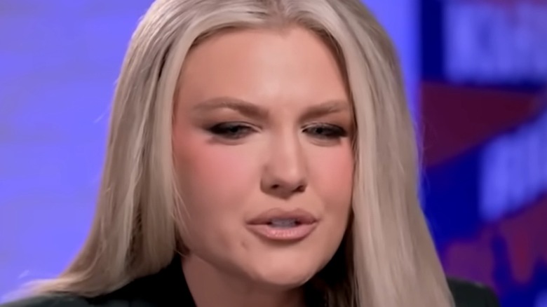 Erika Kirk wearing black