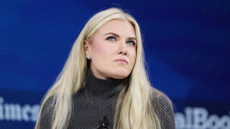 Erika Kirk speaking at the 2025 New York Times Dealbook Summit