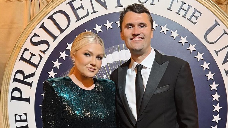 Charlie and Erika Kirk inauguration party