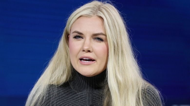 Erika Kirk speaks during the 2025 New York Times Dealbook Summit in New York City, NY