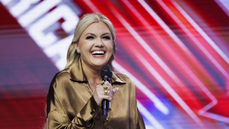 Erika Kirk photographed on the final day of Turning Point USA's AmericaFest in 2025