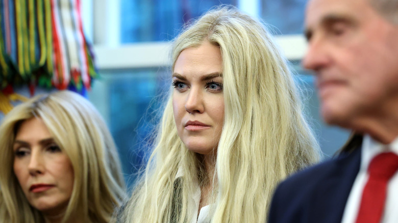 Erika Kirk's Cringe Vid With Sarah Huckabee Sanders Has Everyone Shouting One Shady Word