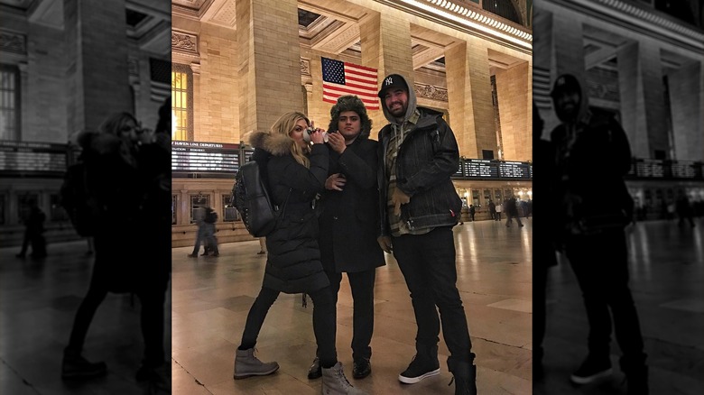 Erika Kirk and friends photographed at Grand Central Terminal in 2016
