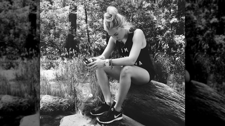 Erika Kirk photographed in Central Park in 2016