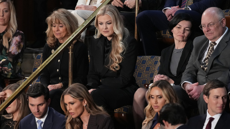 Erika Kirk sitting at the State of the Union address in 2026