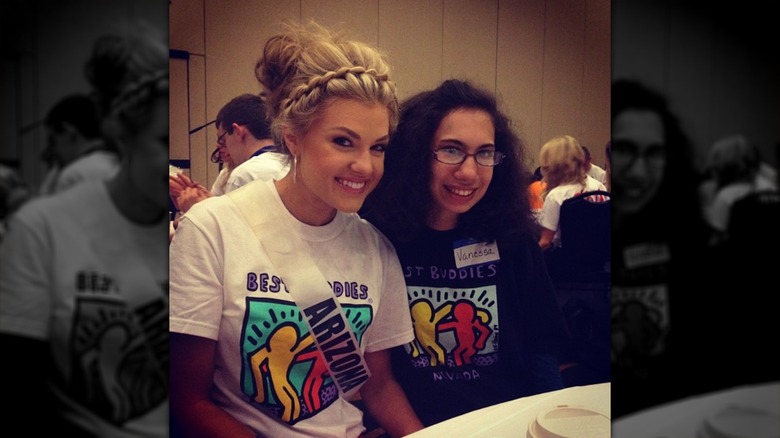 Erika Kirk pictured with a friend in May 2012