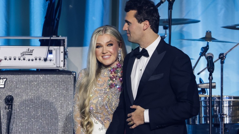 Erika and Charlie Kirk at the Turning Point USA Inaugural-Eve Ball in 2025