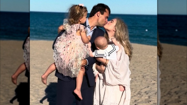 Erika Kirk shared pictures with her husband Charlie Kirk and two children (2024)