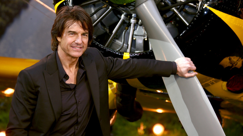 Tom Cruise attends the Mission Impossible The Final Reckoning Global Premiere in Leicester Square in London, England