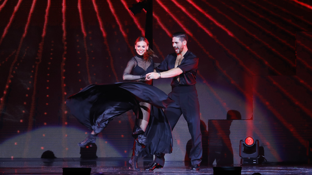 Hannah Brown and Alan Bersten