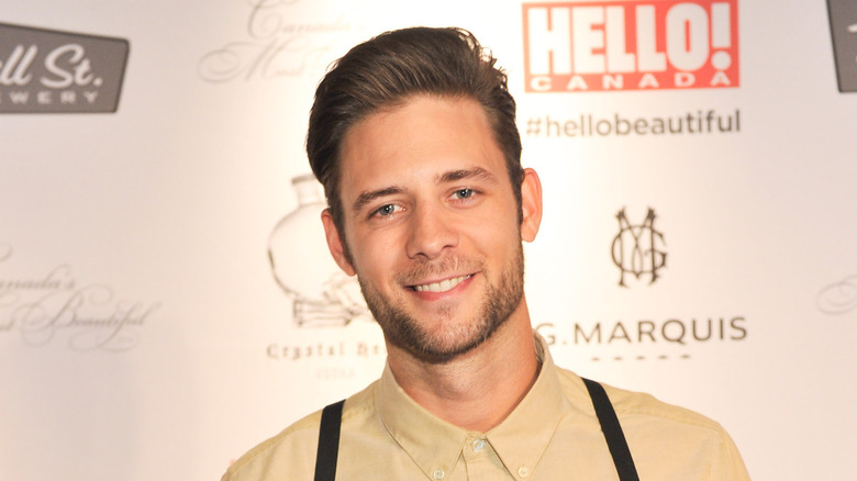 Steve Lund poses at a gala in Canada