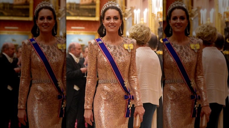 Kate Middleton at the diplomatic reception in 2023