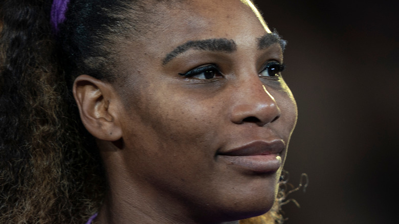 Serena Williams smiling