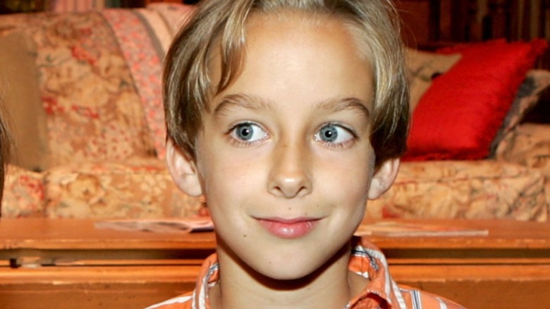 Sawyer Sweeten on the set of "Everybody Loves Raymond"