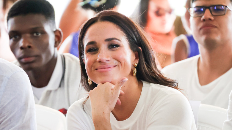 Meghan Meghan smiling at the Unidad Recreativa El Vallado, 2024