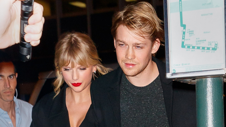 Taylor Swift and Joe Alwyn photographed leaving restaurant