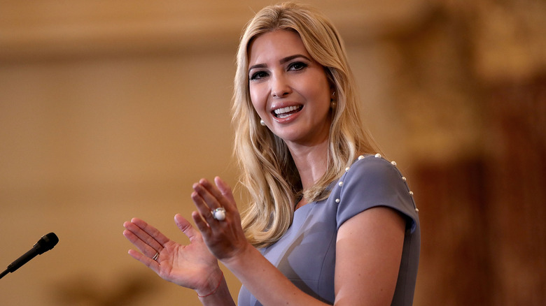 Ivanka Trump speaking in 2017