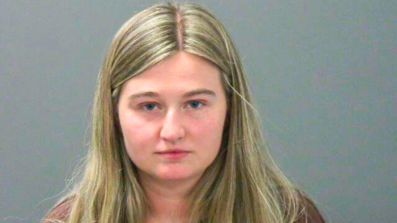 Kendra Duggar's mugshot following her arrest on child endangerment and false imprisonment charges