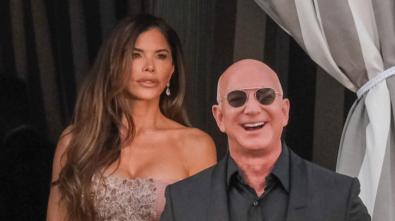 Jeff Bezos and Lauren Sanchez in Venice for their wedding