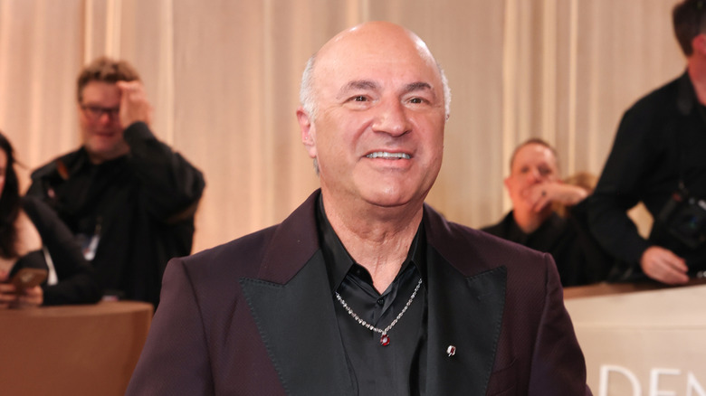 Kevin O'Leary at the Golden Globes