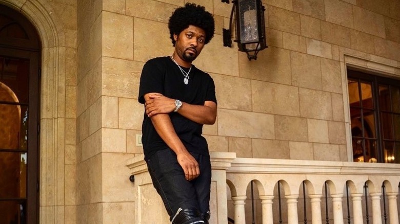 Christian Murphy wearing a black shirt