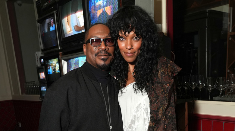 Zola Ivy Murphy and Eddie Murphy at a premiere