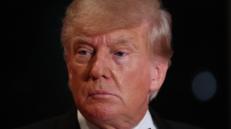 Donald Trump looking ahead