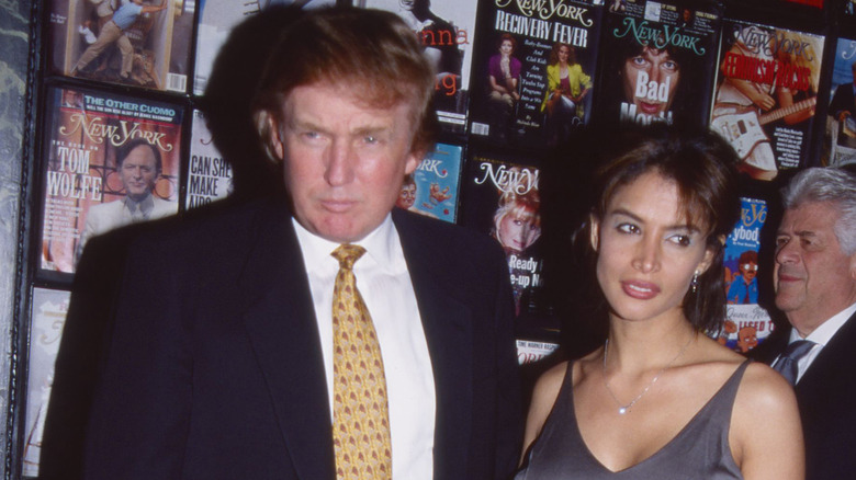 Kara Young and Donald Trump posing