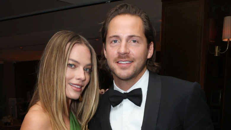 Margot Robbie and Tom Ackerley