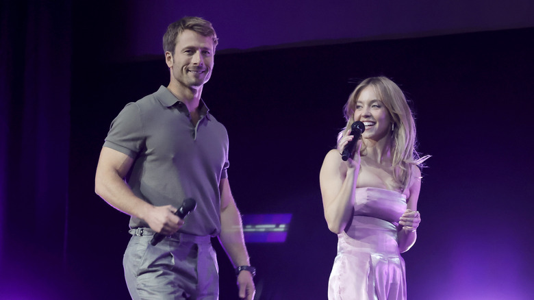 Sydney Sweeney and Glen Powell 