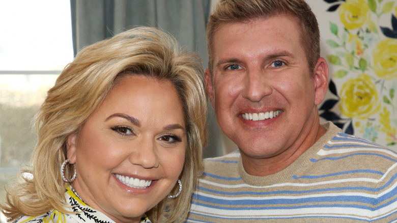 Julie Chrisley and Todd Chrisley smiling