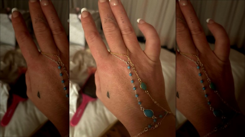 Britney Spears shows off jewelry from B Tiny collection on hand