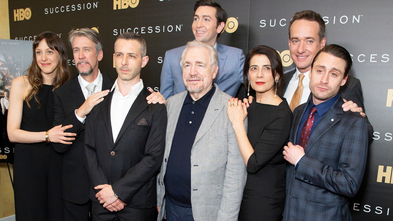 Succession cast at premiere