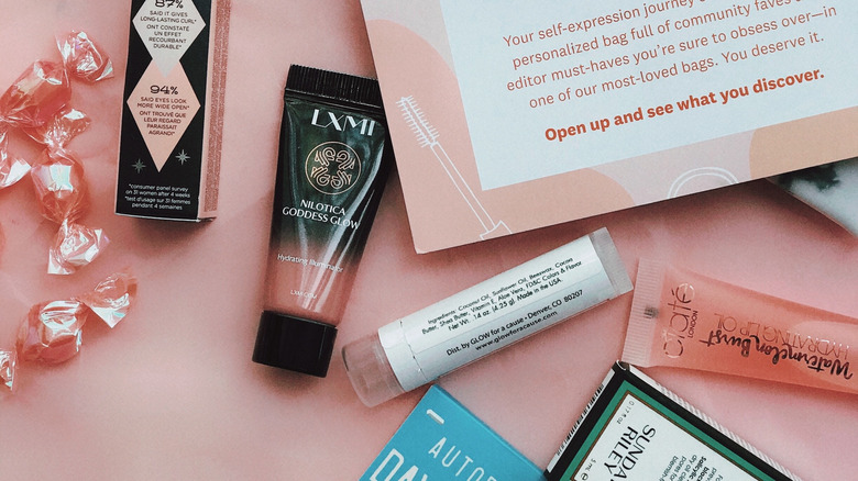 Beauty subscription box