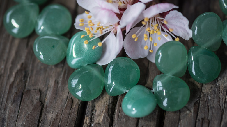 Polished Aventurine crystals 