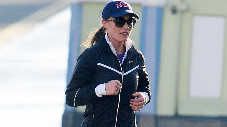 Pippa Middleton running outdoors