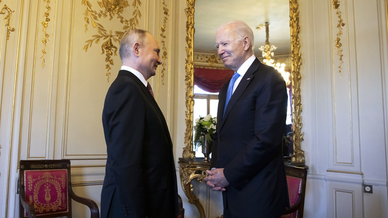 Joe Biden & Vladimir Putin meeting