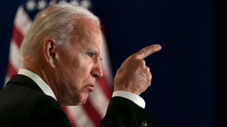 Joe Biden pointing 